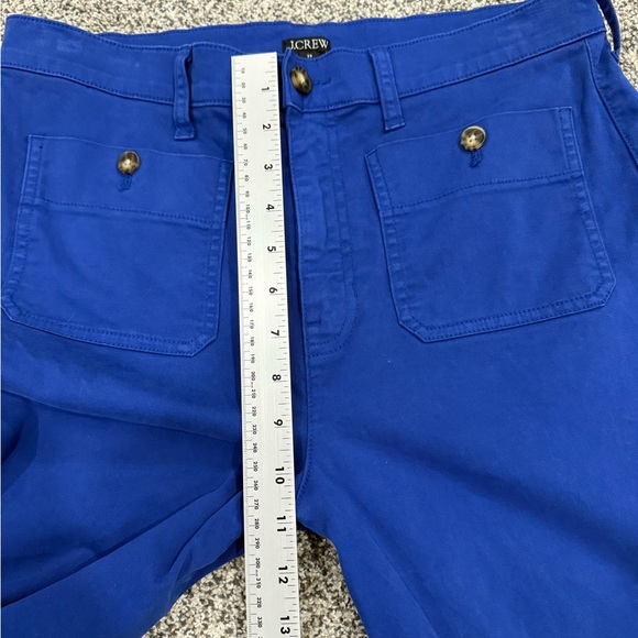 J. Crew Sailor Slim Wide Leg Women’s Royal Blue Coastal Chino Pants Size 29 - Picture 12 of 13